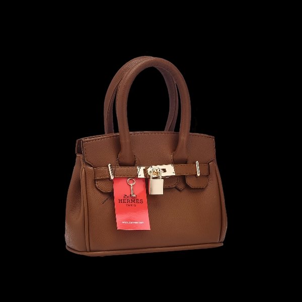 Hermès-Inspired Mini Leather Handbag